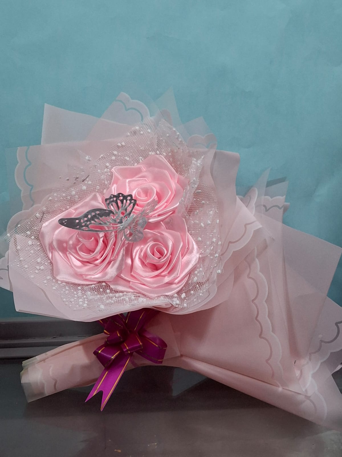 3 Pink Rose