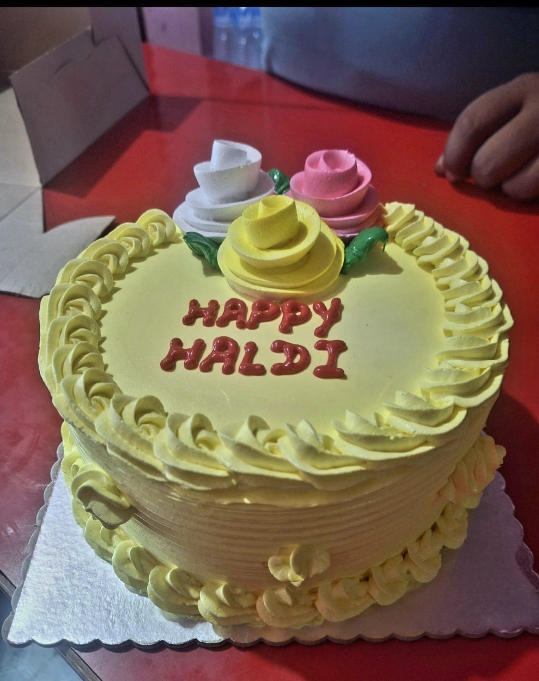 4. Haldi Cake